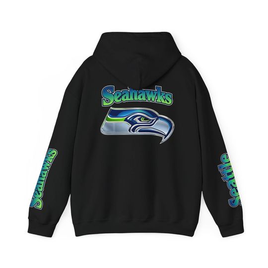 Discover Hoodie Seattle Seahawks Logo Hoodie, Game Day Fleece hoodie, Everyday style