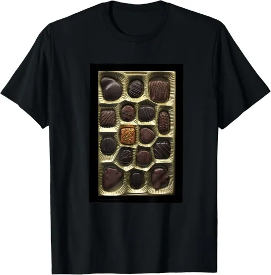 Discover Sweet Treats Chocolate Truffles Box Of Chocolate Valentines T-shirt