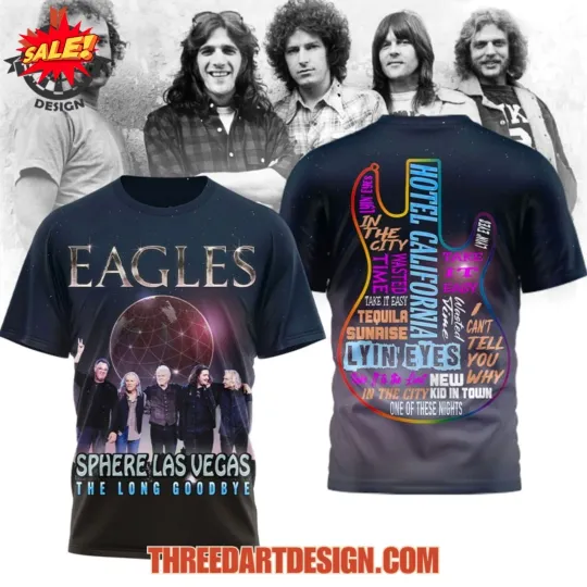 Discover Eagle Sphere Las Vegas The Long Goodbye 3D T-Shirt