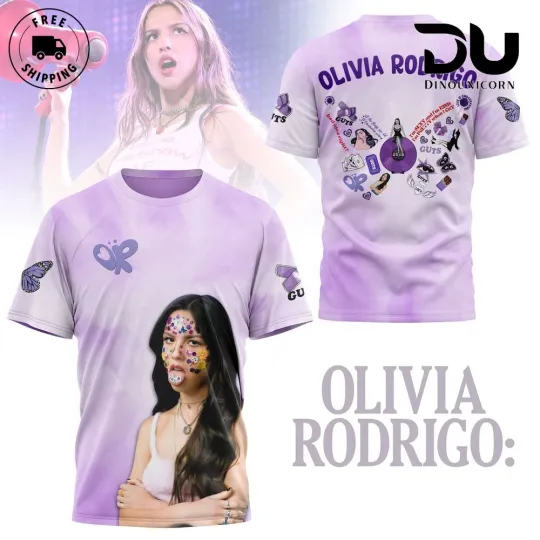 Discover Olivia Rodrigo Singer 3D T-Shirt