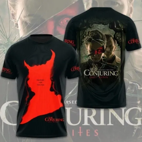 Discover The Conjuring Last Rites 2025 Horror Movie Halloween 3D T-Shirt Sizes S-5XL