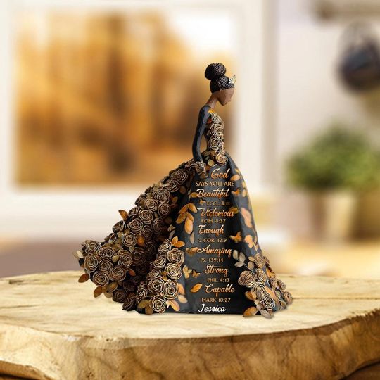 Discover Personalized God Says You are Afro Melanin Queen Christian 2D Flat Acrylic Plaque, Amazing Queen Juneteenth African American, Black History