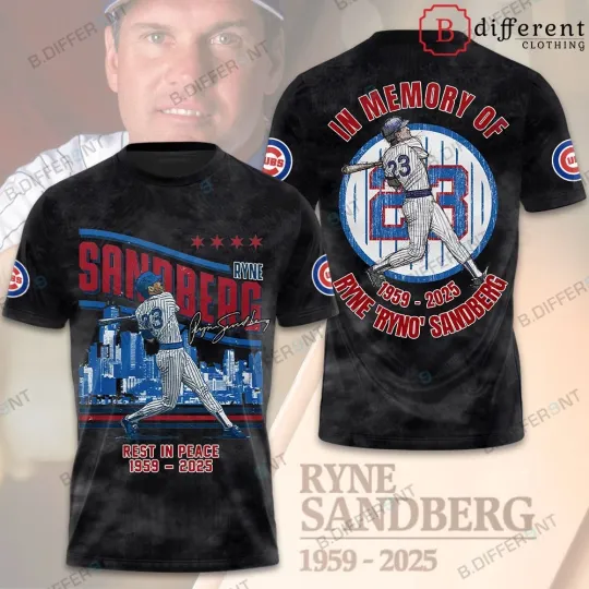 Discover R.I.P Ryne Sandberg Chicago Cub Thank You 3D Shirt