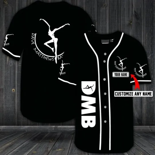 Discover Personalized Unisex Dave Matthews Band Baseball Jersey Shirt