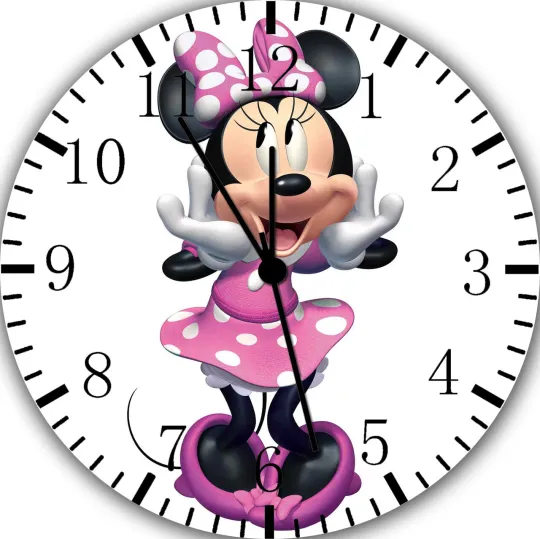 Discover Minnie Mouse Wall Clock