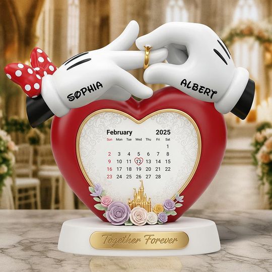 Discover Custom Mickey Minnie Married Couple Acrylic Plaque, Disney Couple Plaque, Couple Keepsake, Anniversary Gift, Valentine Day Gifts