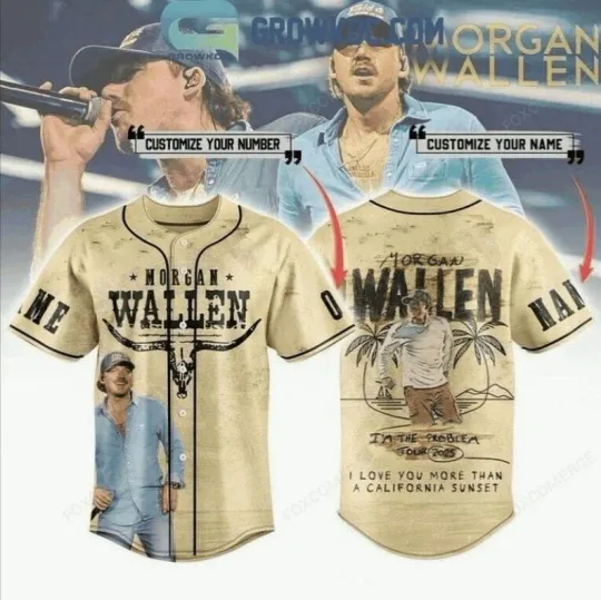 Discover Wallen Western Printed Basketball Jersey Shirt