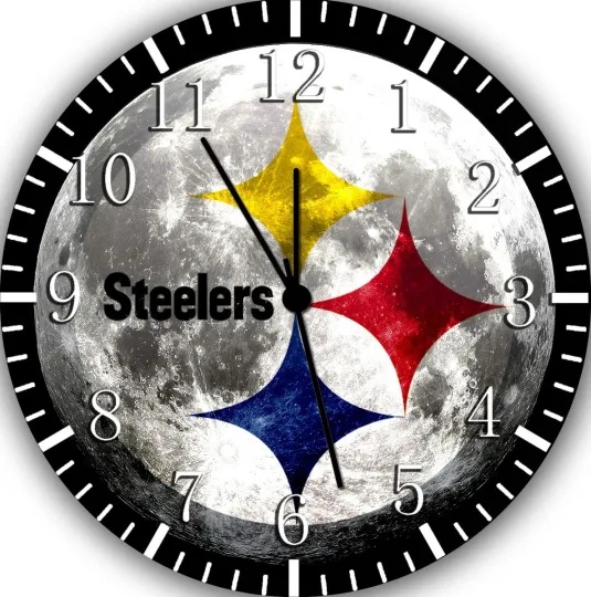 Pittsburgh Steeler Wall Clock