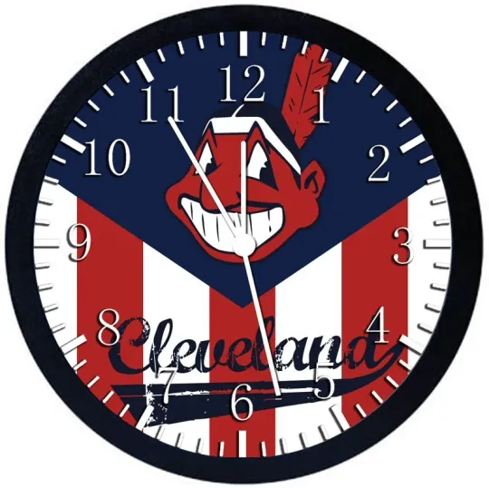 Cleveland Indians Wall Clock