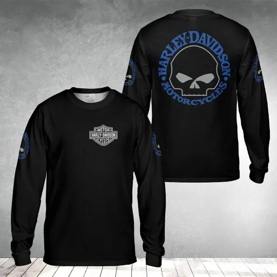 H daviidson's Motocycle 3D Printed Unisex Long sleeve Men's
