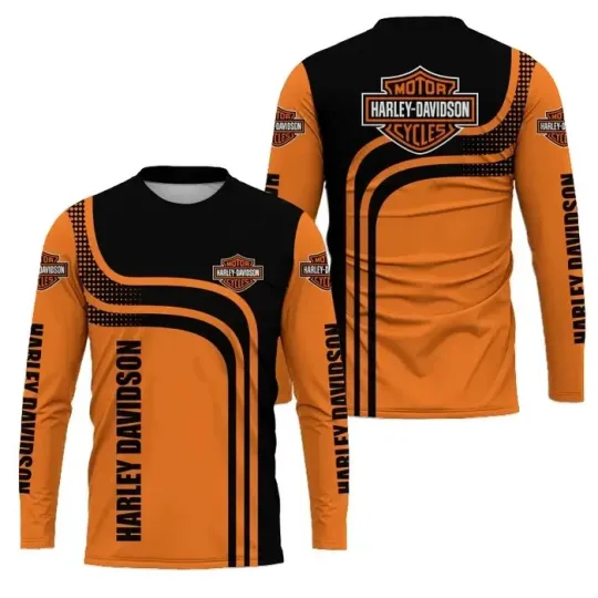 Discover H daviidson's Motocycle 3D Printed Unisex Long sleeve Men's