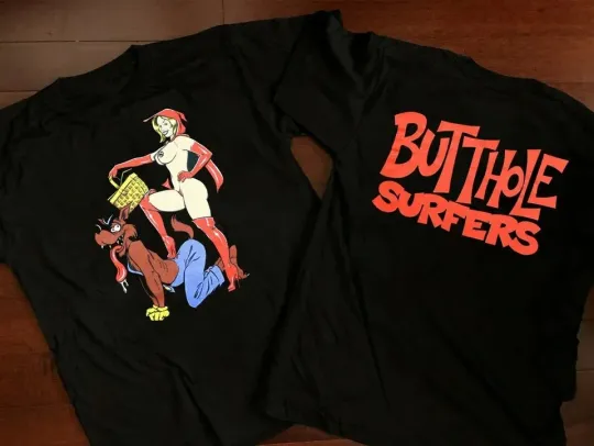 Discover 1990s Butthole Surfers Red Riding Hood T-Shirt, Tour '90