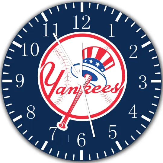 Discover New York Yankees Frameless Borderless Wall Clock Nice For Gifts or Decor W103