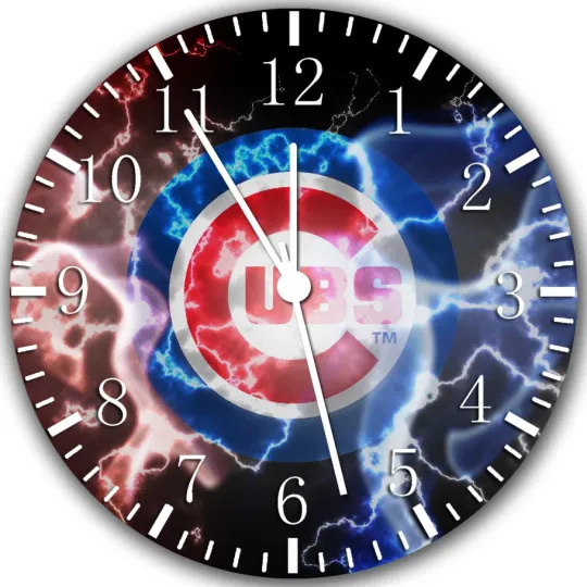 Chicago Cubs Frameless Borderless Wall Clock Nice For Gifts or Decor