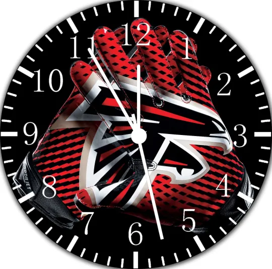 Atlanta Falcons Frameless Borderless Wall Clock Nice For Gifts or Decor