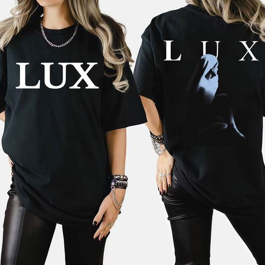 Discover Rosalia LUX New Album Tour 2026 Merch T Shirt Men Women Harajuku Vintage High Street T-shirts Cotton O-Neck Short Sleeve T-shirt