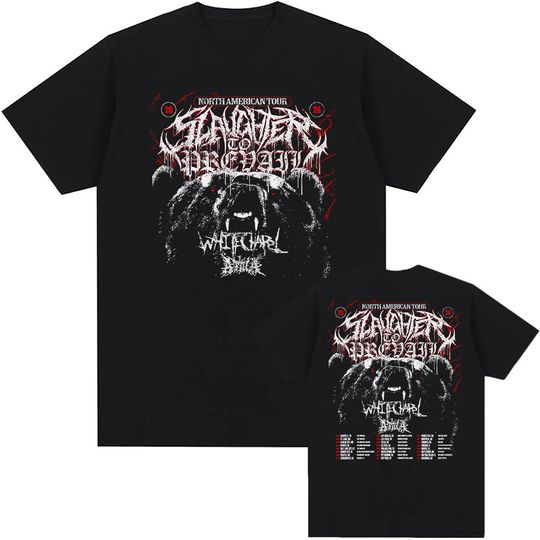 The Grizzly Winter Tour 2026 T-shirt Rock Band SLAUGHTER TO PREVAIL Tshirt