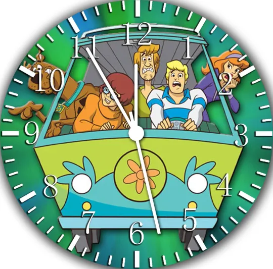Scooby Doo Frameless Borderless Wall Clock Nice For Gifts or Decor