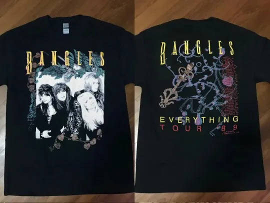 Discover 1989 The Bangles Everything Tour T-Shirt