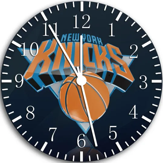 Discover New York Knicks Frameless Borderless Wall Clock Nice For Gifts or Decor W85