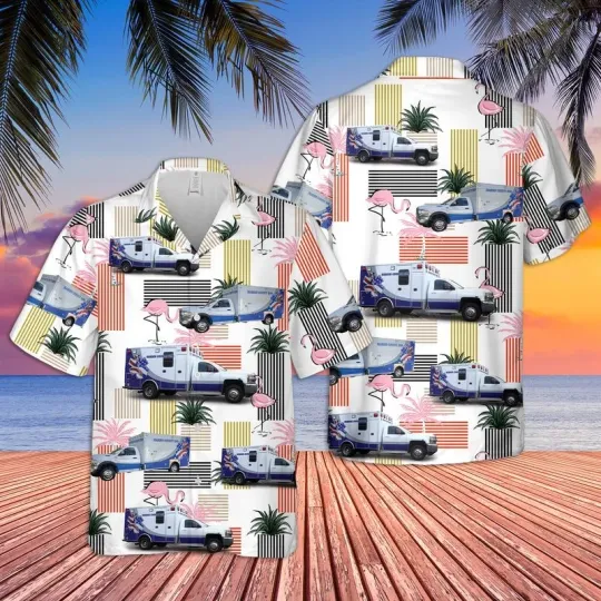 Discover Kentucky Hardin County EMS Hawaiian Shirt