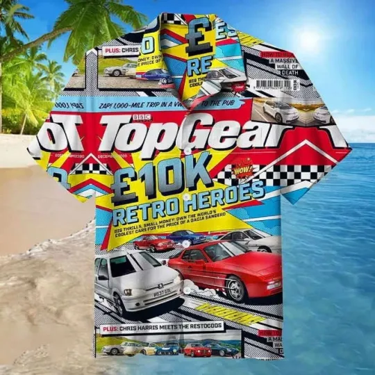 Discover Top Gear Retro Heroes Hawaiian Shirt for Men and Women