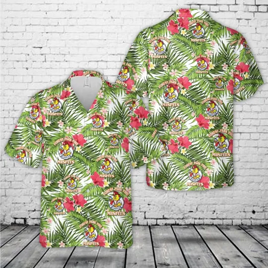 Cincinnati Ohio Forest Park Fire Department Misfits Hawaiian Shirt