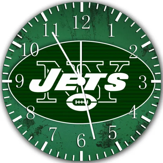 New York Jets Wall Clock Nice For Gifts or Decor