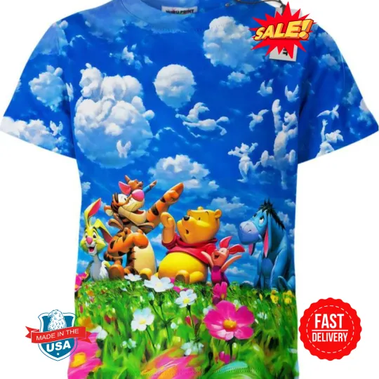 Discover Winnie-The-Pooh 3D T-Shirt Unisex