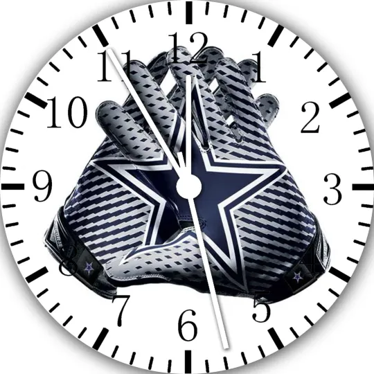 Dallas Cowboys Wall Clock Nice For Gifts or Decor