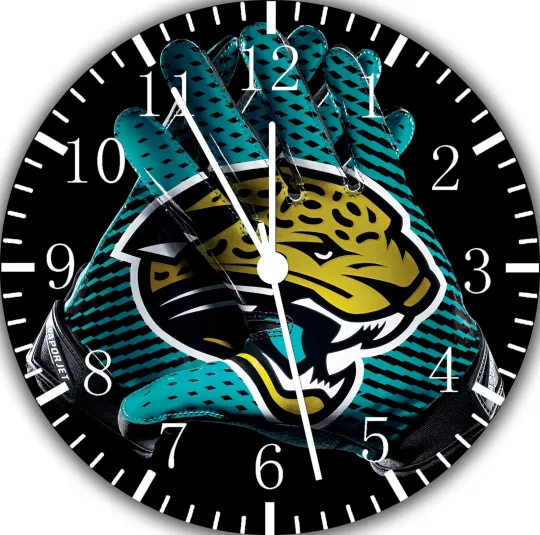 Discover Jacksonville Jaguars Wall Clock Nice Gifts or Decor