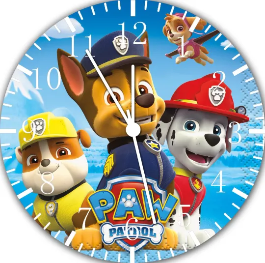 PAW Patrol Wall Clock For Gifts or Home Decor