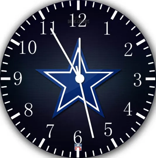 Discover Dallas Cowboys Wall Clock For Gifts or Home Decor