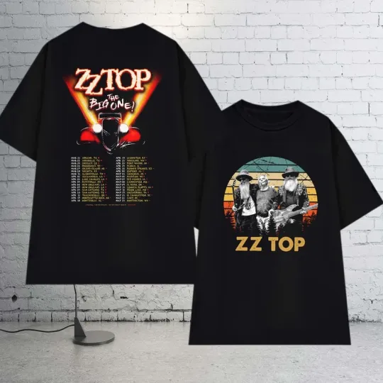 Discover ZZ Top The Big One Tour T-Shirt, ZZ Top Band Tour 2026 Shirt