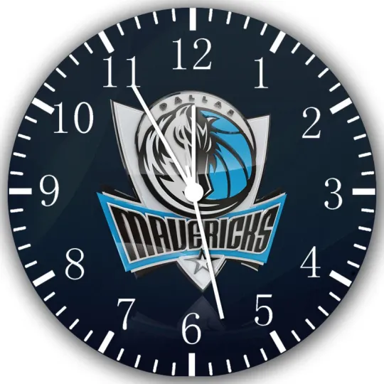 Dallas Mavericks Wall Clock Nice For Gifts or Decor