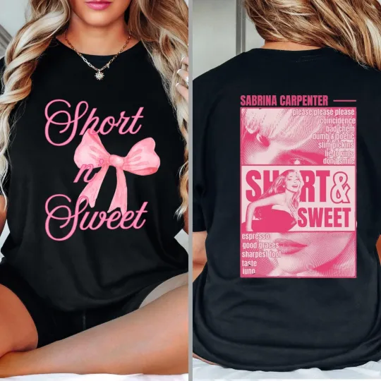 Discover Sabrina Tee Cotton Short and Concert Pop Music Fan Gift T-Shirt
