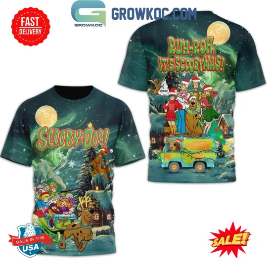 Scooby-Doo Ruh-Roh It’s Scoobymas Christmas 3D T-Shirt