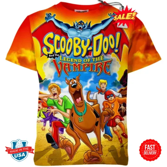 Scooby-Doo Legend of the Vampire 3D T-Shirt