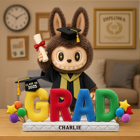 Graduation Doll Acrylic Plaque - Personalized Gifts For Graduate