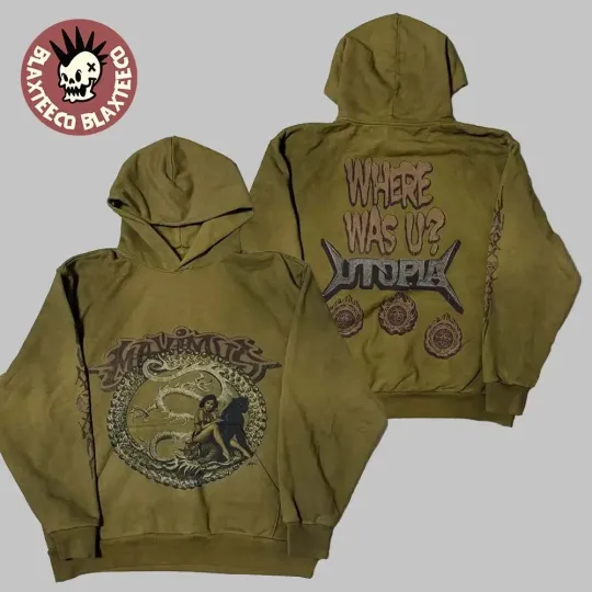 Travis Live In Asia Circus Maximus Tour 2025 Where Was U Utopia Hoodie
