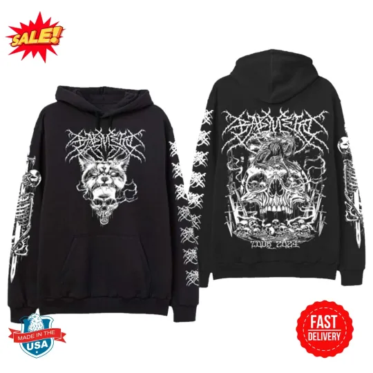 New Babymetal World Tour 2024 2025 Australia Deathhowl Hoodie S-5XL