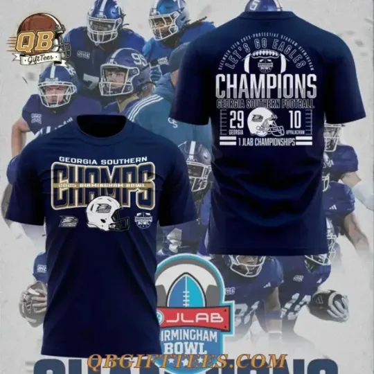 Ge@rgia Football Birmingham Champions Edition For Fan T-Shirt 2D