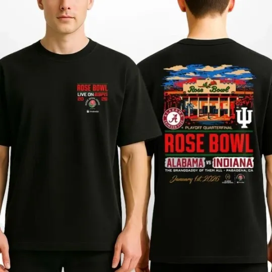 Hoosiers Vs Albm Matchups 2026 College Football Playoff T-Shirt 2D