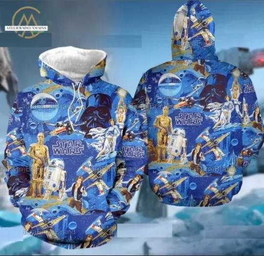 Discover The Star Wars New 3D HOODIE Christmas Gift Us Size Halloween Gift