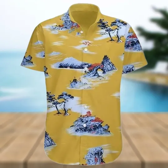 Discover 3D Brad Pitt Cliff Booth Hawaiian Shirt for Men
