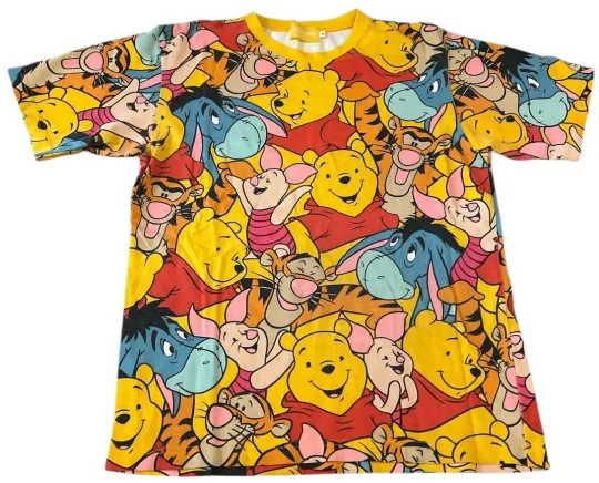 Discover Disney Resort Tokyo Winnie The Pooh All Over Print T-Shirt