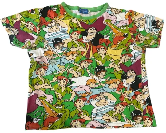 Peter Pan All Over Print Disney Tokyo T Shirt