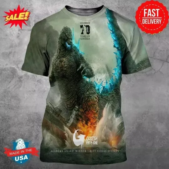 Discover god zilla Minus One Re-Release 3D T-Shirt