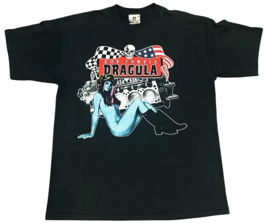 Discover Rob Zombie Sherri Moon Pin Up Girl Dragula 1998 T-Shirt