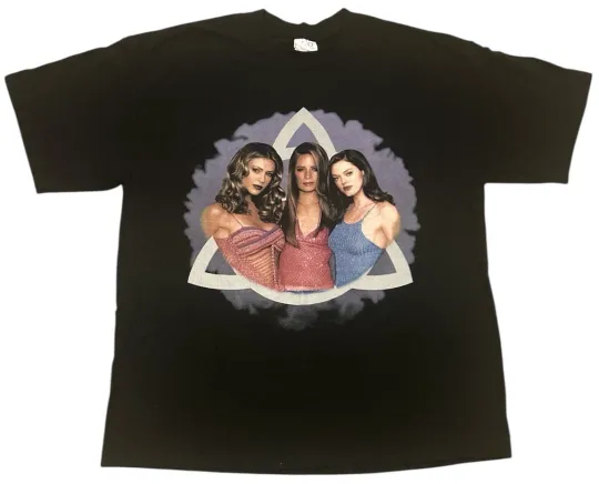 Discover Charmed TV Show Vintage 2002 M&O Knits Double Sided T-Shirt
